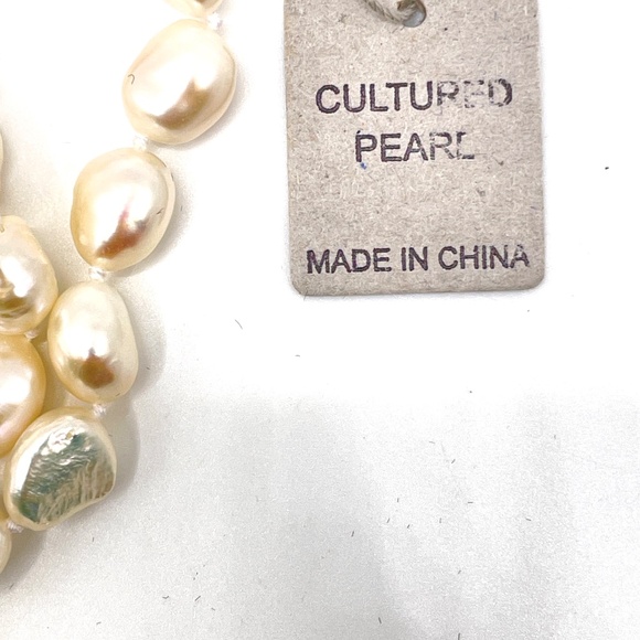 Sprig NWT Cultured Pearl Endless Long Necklace 60" - Picture 7 of 8